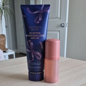 New Vicotoria's Secret Whipped Marshmallow Dream Lotion And Rare Beauty Mist